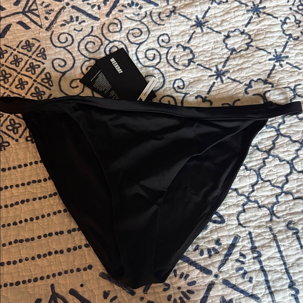 NWT Weekday Black Bikini Bottom